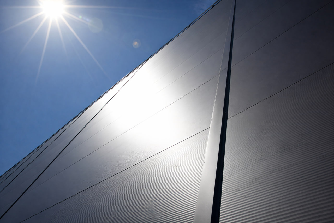 Гладкие сэндвич-панели с минеральной ватой