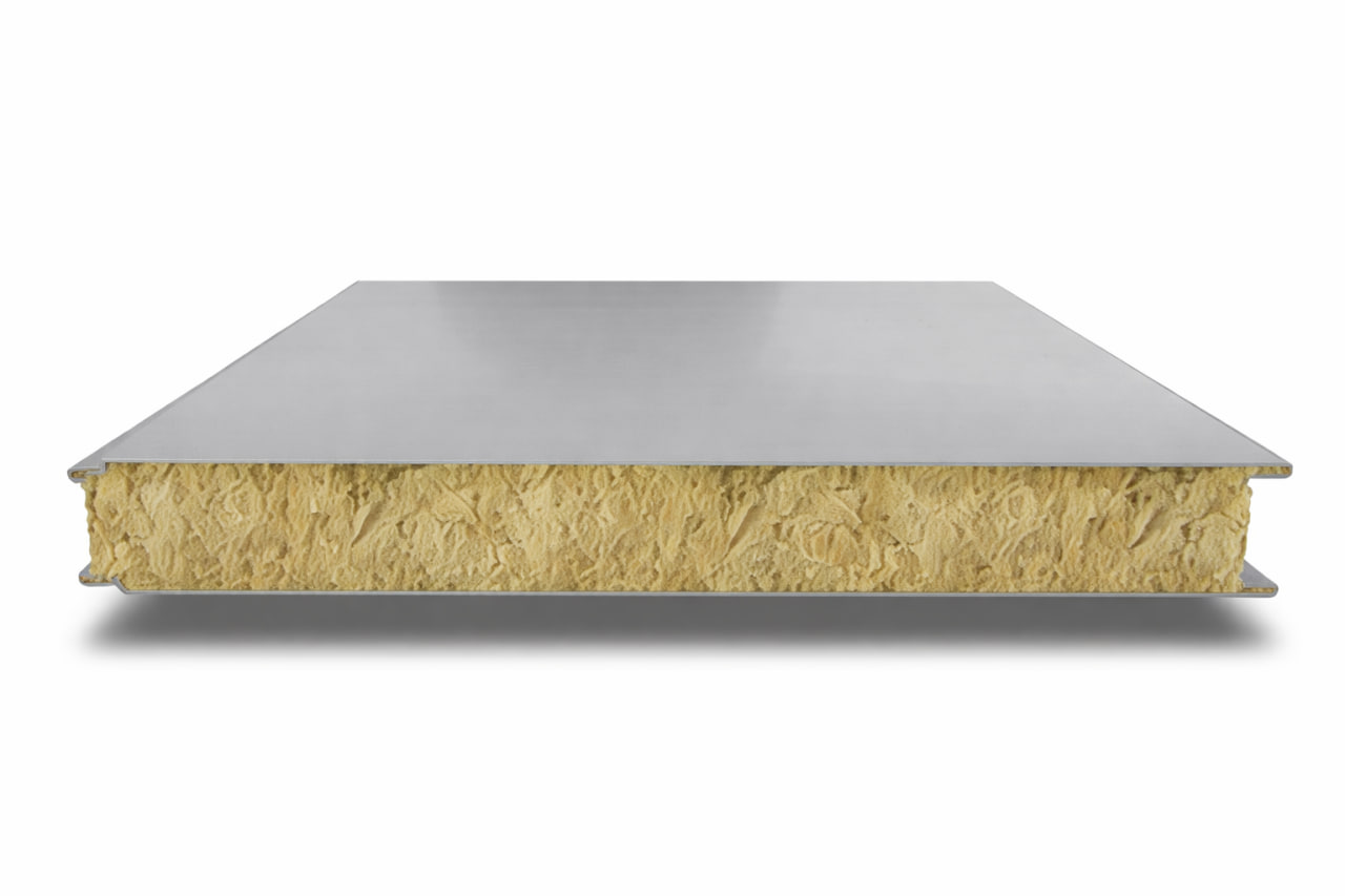 Гладкая сэндвич-панель с минеральной ватой 30 мм Viking