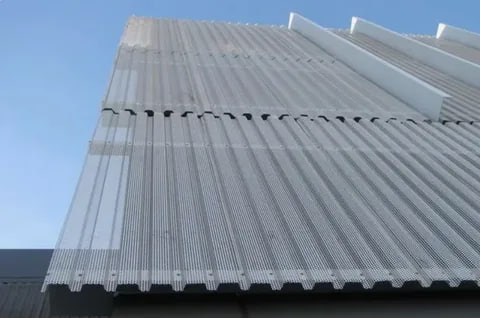 Монтаж перфорированного профнастила Т50