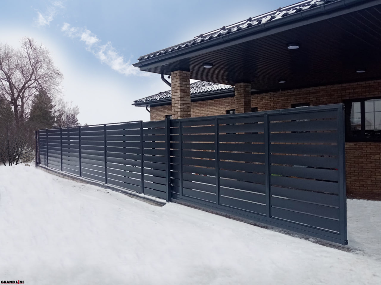 Забор Texas на частном участке