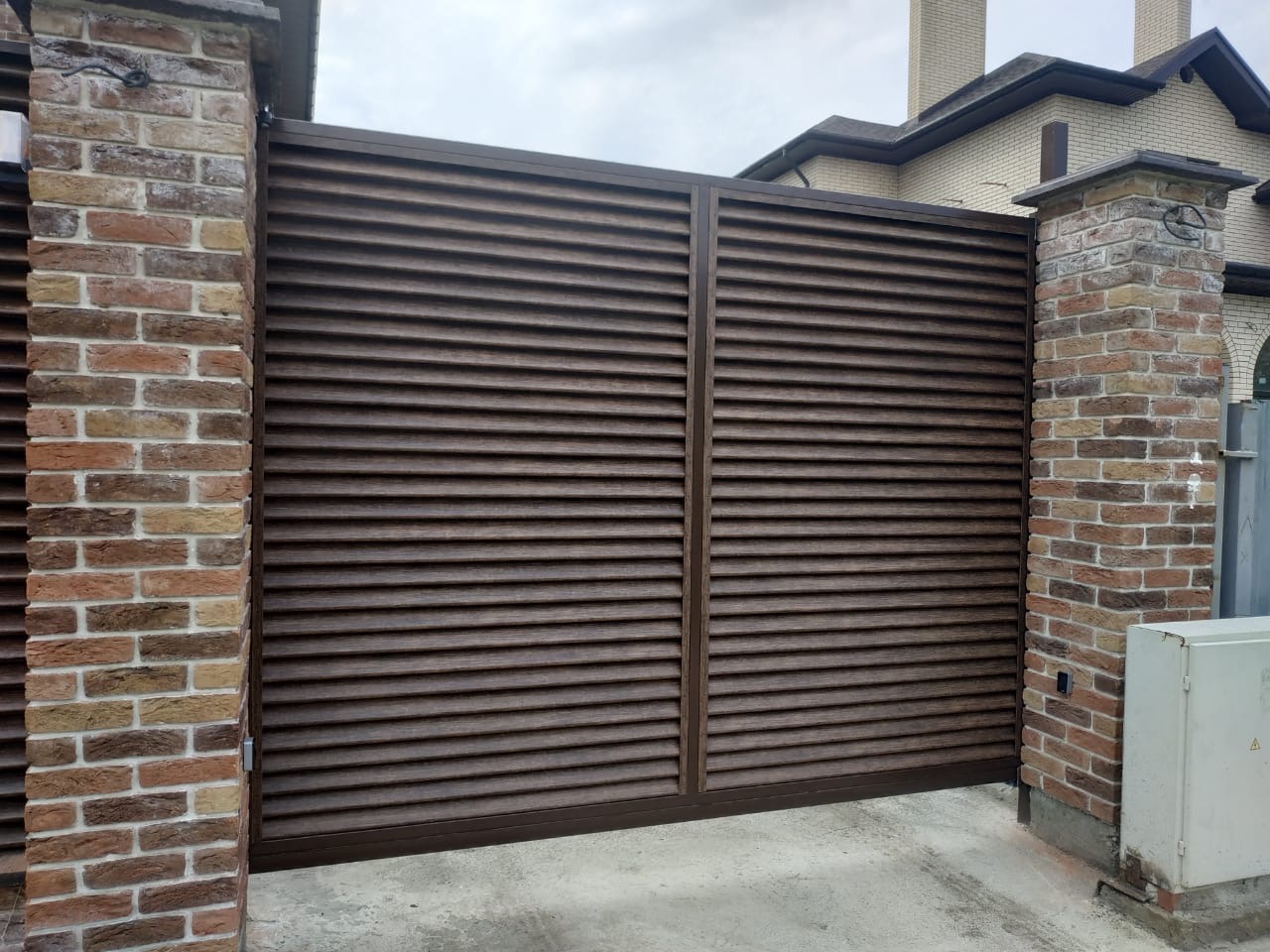 Металлический забор-жалюзи Texas