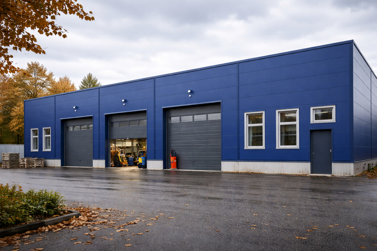 Стеновые сэндвич-панели на складе