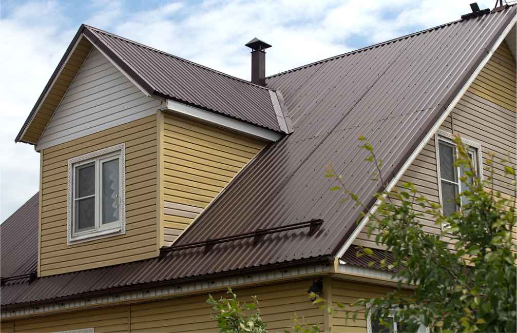 Замковые соединения и узлы крепления кровли из профнастила ST15