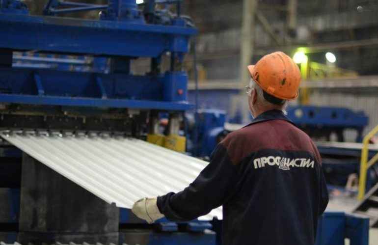 Профнастил Н57 в упаковке