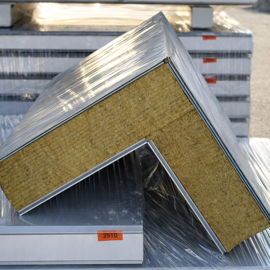 Вертикальная угловая сэндвич-панель