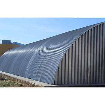 Монтаж профнастила НС18ПГ для арочных конструкций