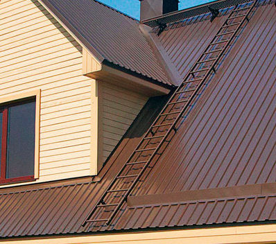 Профнастил МП20 с нестандартной шириной на коммерческом объекте