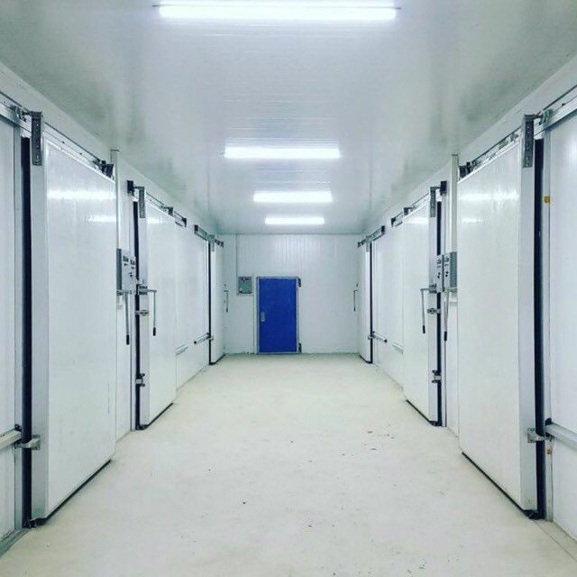 Металлический каркас холодильного склада