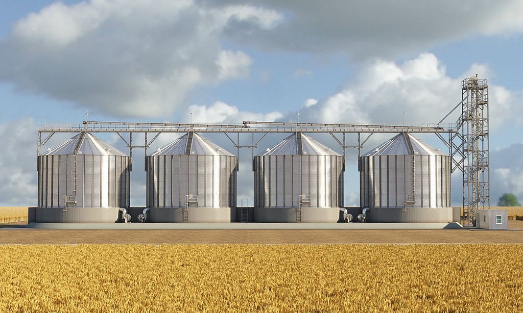 Металлический силос