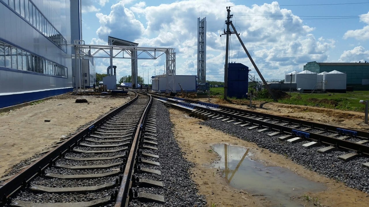 Подъездной железнодорожный путь