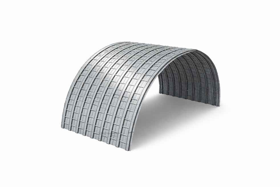 Гофролисты арочные для больших конструкций