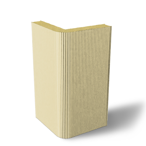 Вертикальная угловая сэндвич панель — примеры покрытий и цветов