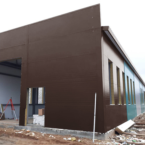 Монтаж вертикальной угловой сэндвич панели: стыковка и крепление